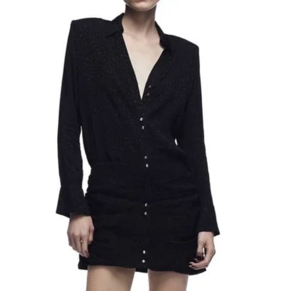 NWT Zara Shoulder Pads Short Dress